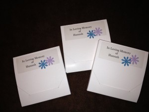 memorial Hannah envelopes 09292013