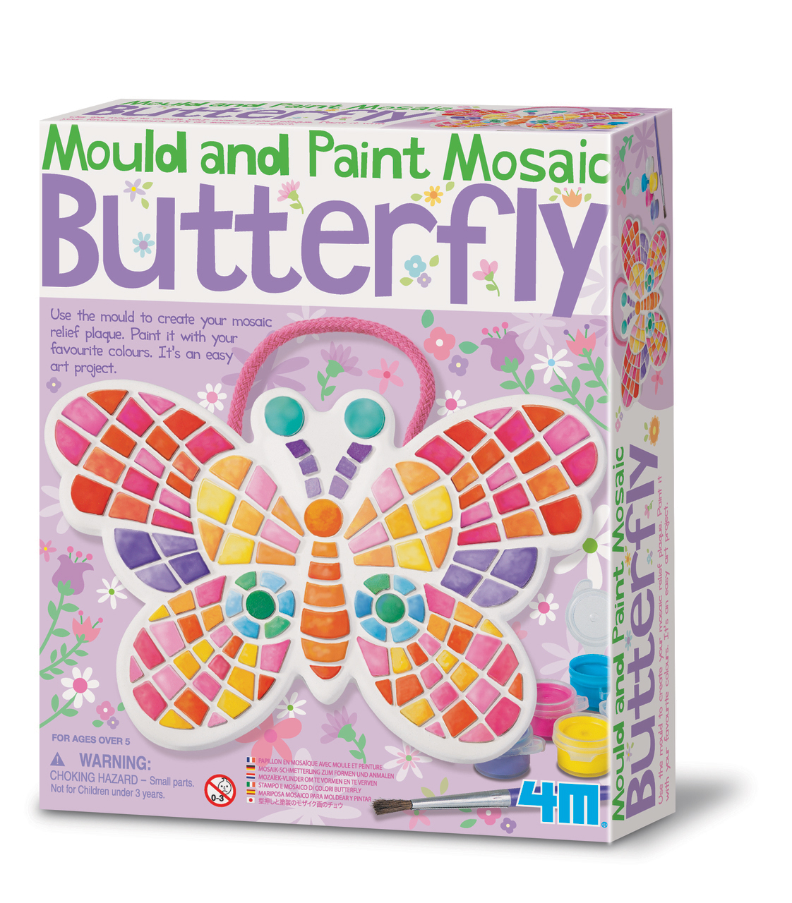 Mould & Paint Mosaic Butterfly Craft Kit - Michigan Native Butterfly Farm