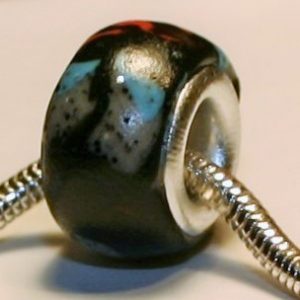 Black Swallowtail Butterfly Jewelry Bead