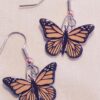 Monarch Butterfly Earrings - Jabebo 425Z