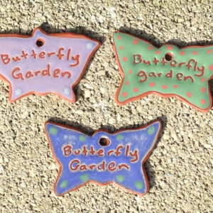 Terracotta Butterfly Garden Ornament/Garden Tag